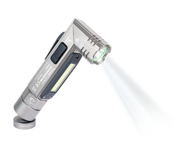 Troika Taschenlampe ECO KNICKLICHT PRO titanfarben, Ansicht 2