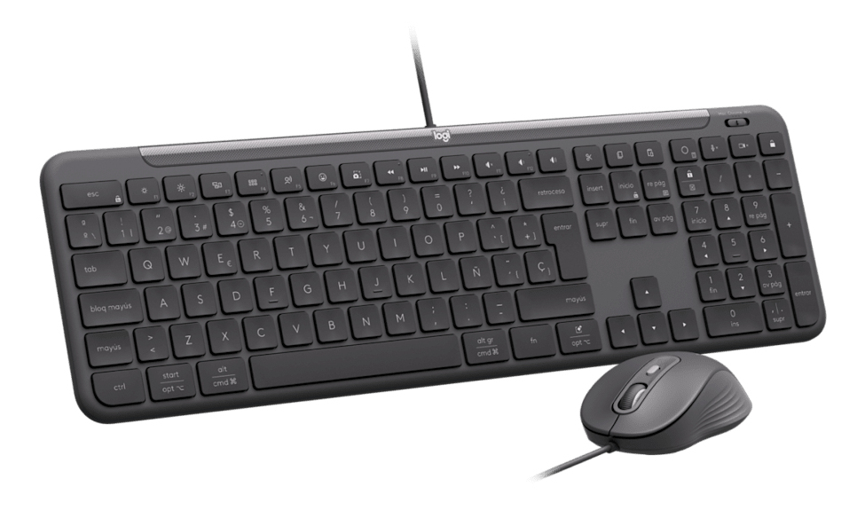 Logitech Signature Slim Wired Combo MK620 for Business - TL: Französisch, AZERTY, Ansicht 3