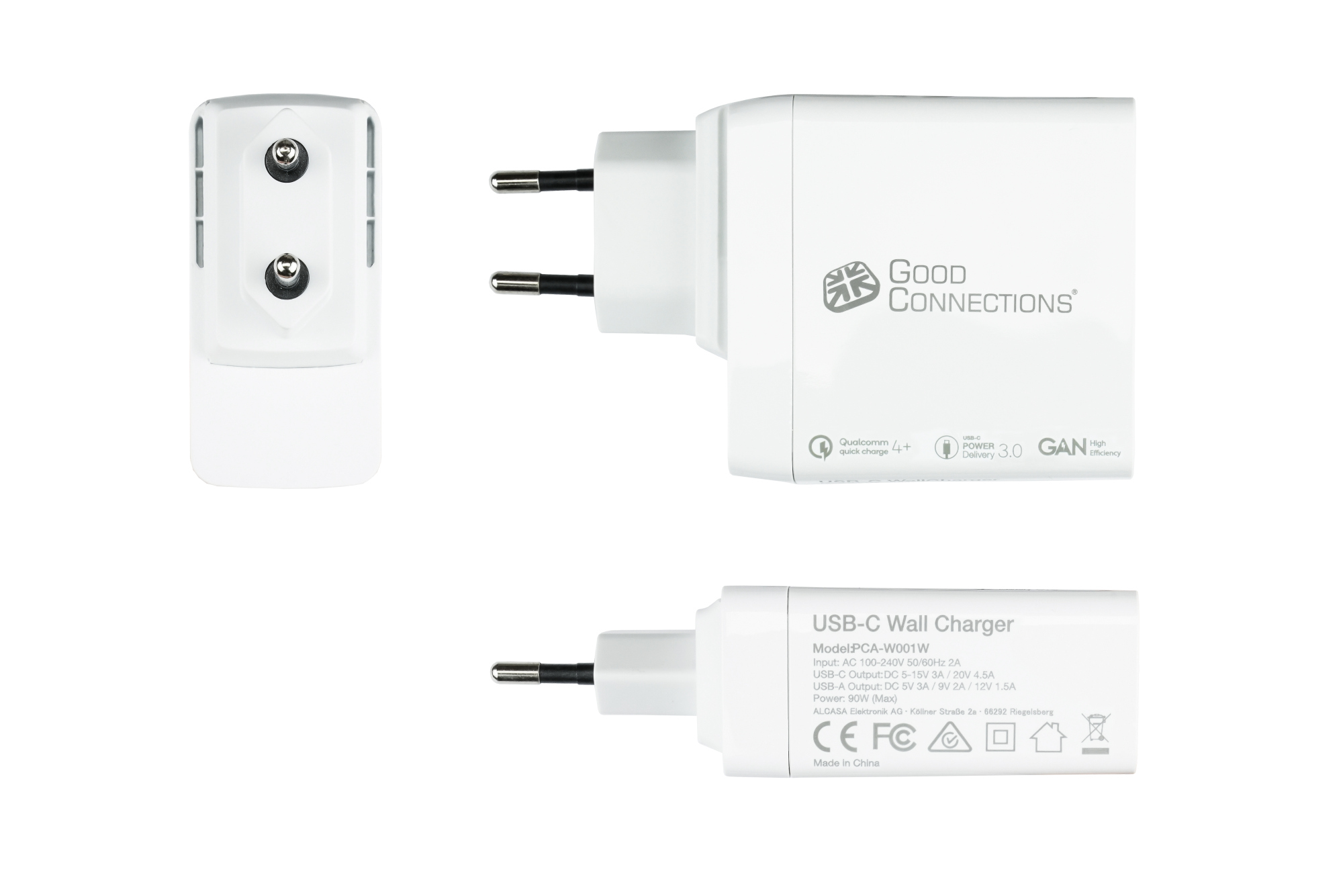 Good Connections PCA-W001W - Indoor - AC - 20 V - Weiß, Ansicht 3