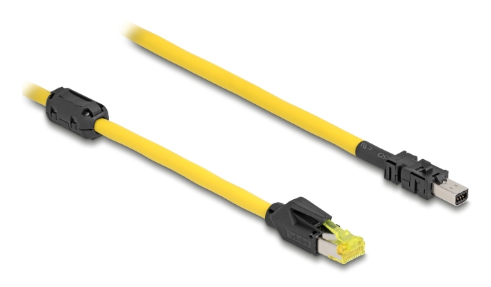 Delock Kabel RJ45 Stecker Cat.6 zu Mini I/O D-Form Typ 2 - Kabel - Netzwerk - 5 m, Ansicht 3
