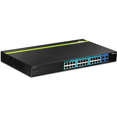 TRENDnet TPE TPE-2840WS 28-Port Gigabit Web Smart PoE+ Switch - Switch - managed - 4 x 10/100/1000 (PoE+), Ansicht 2