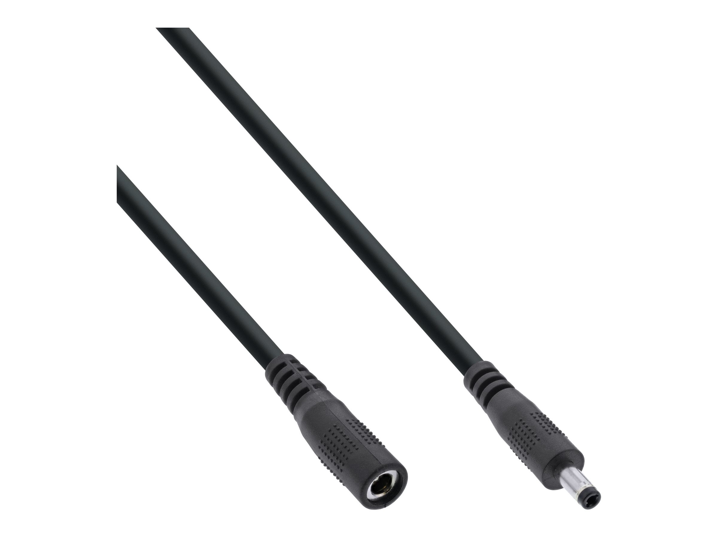 InLine DC Verlängerungskabel - 4,0 x 1,7 mm - AWG 18 - schwarz - 0,5 m Image