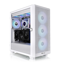 Thermaltake S Series S250 TG ARGB Snow - Mid tower - E-ATX - Seitenteil mit Fenster (gehärtetes Glas)