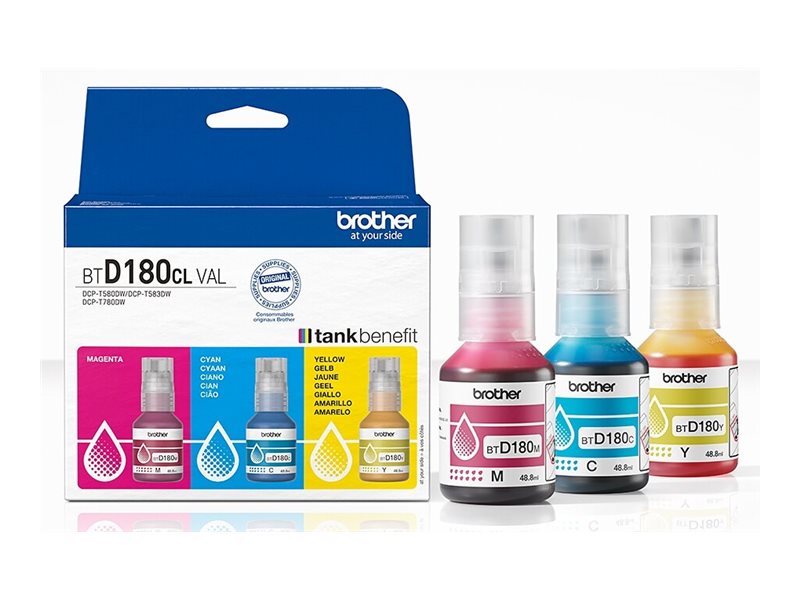 Brother BTD180CL Multipack - 3er-Pack - Gelb