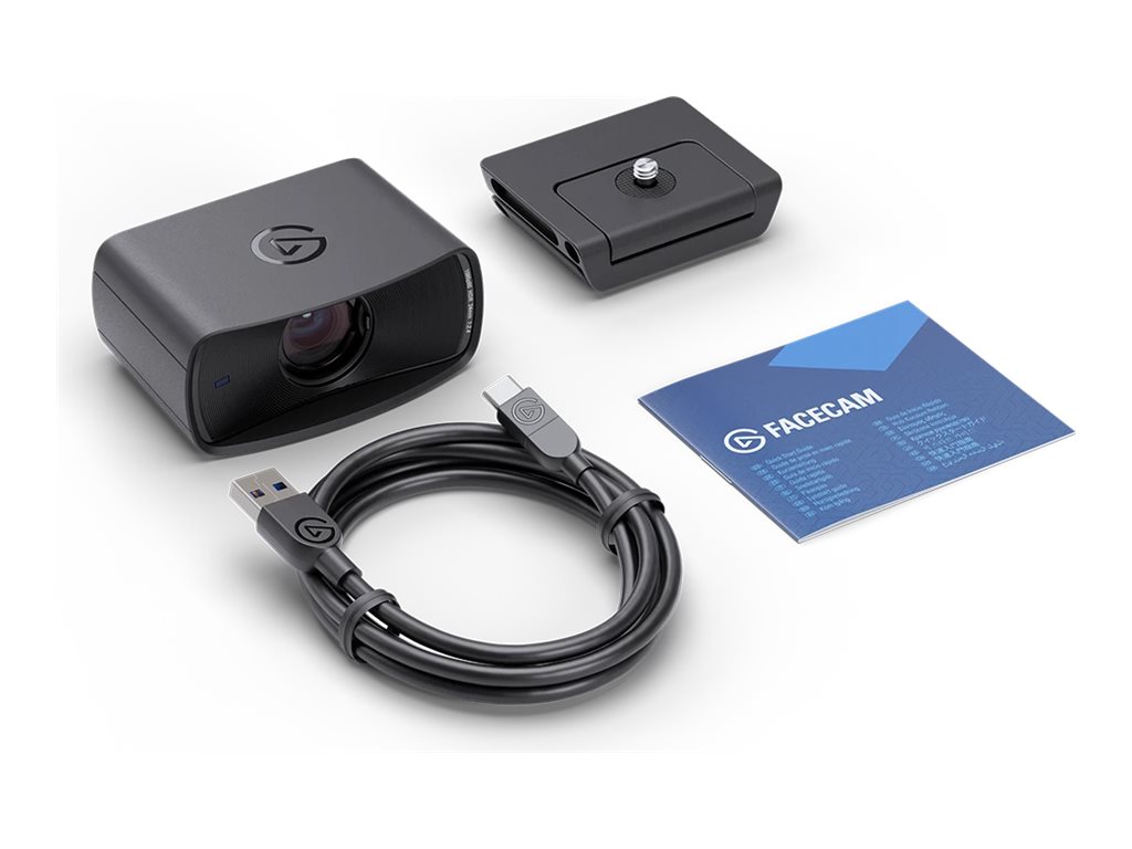 Elgato Facecam MK2, 1920 x 1080 Pixel, Full HD, 540p, 720p, 1080p, 84°, USB-C, Schwarz, Ansicht 3