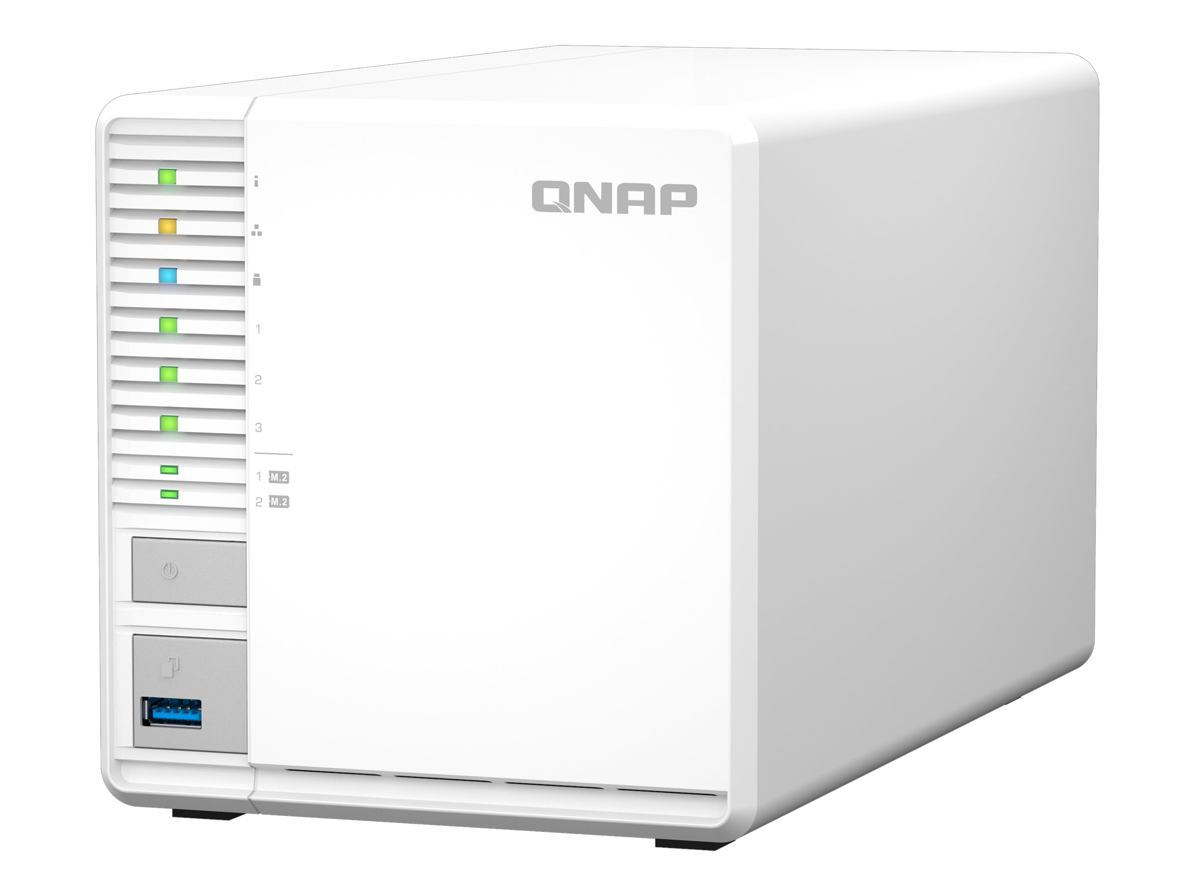 QNAP TS-364 - NAS-Server - 3 Schächte - RAID 5 - RAM 4 GB - 2.5 Gigabit Ethernet