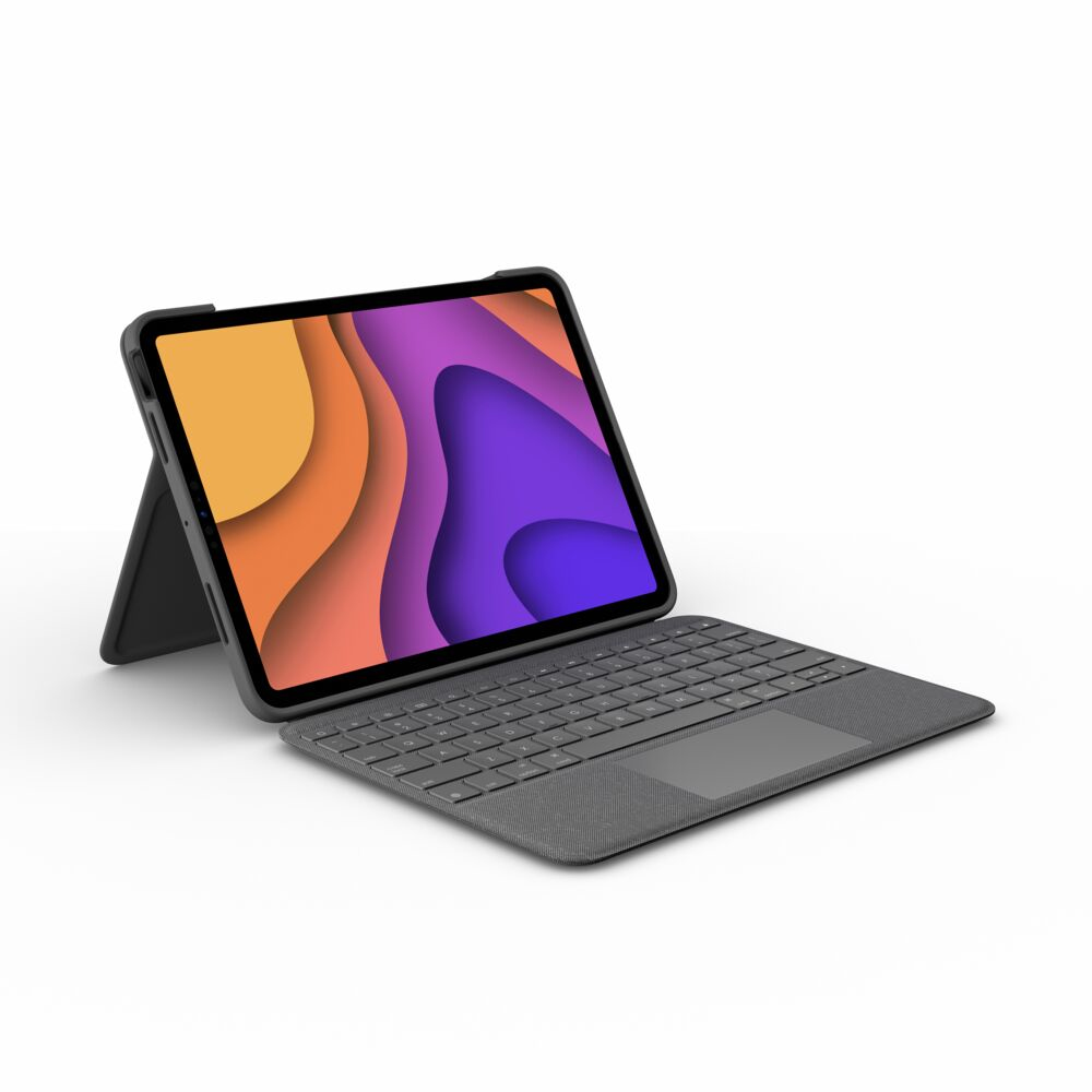 Logitech Folio Touch - QWERTY - Spanisch - Trackpad - 1,8 cm - 1 mm - Apple