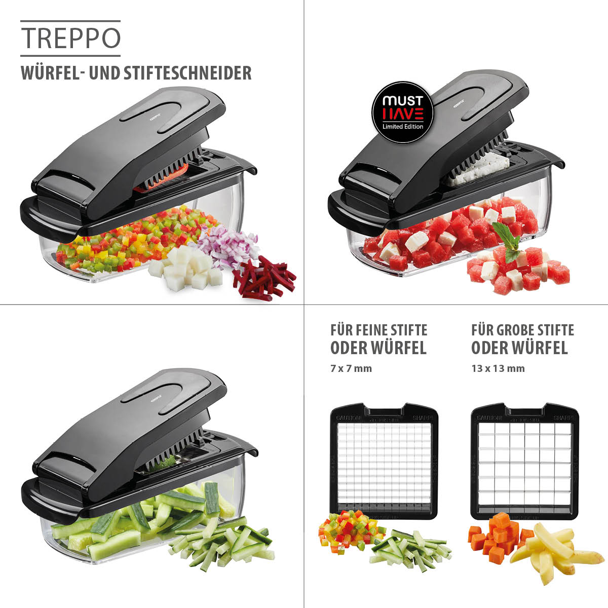 GEFU Treppo G-89471 - fruit and vegetable cutter, Ansicht 2