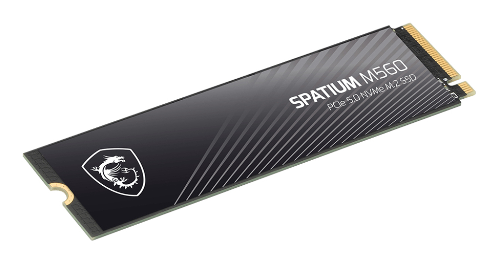 MSI SPATIUM M560 - SSD - 1 TB - intern - M.2 2280 - PCI Express 5.0 x4 (NVMe), Ansicht 4