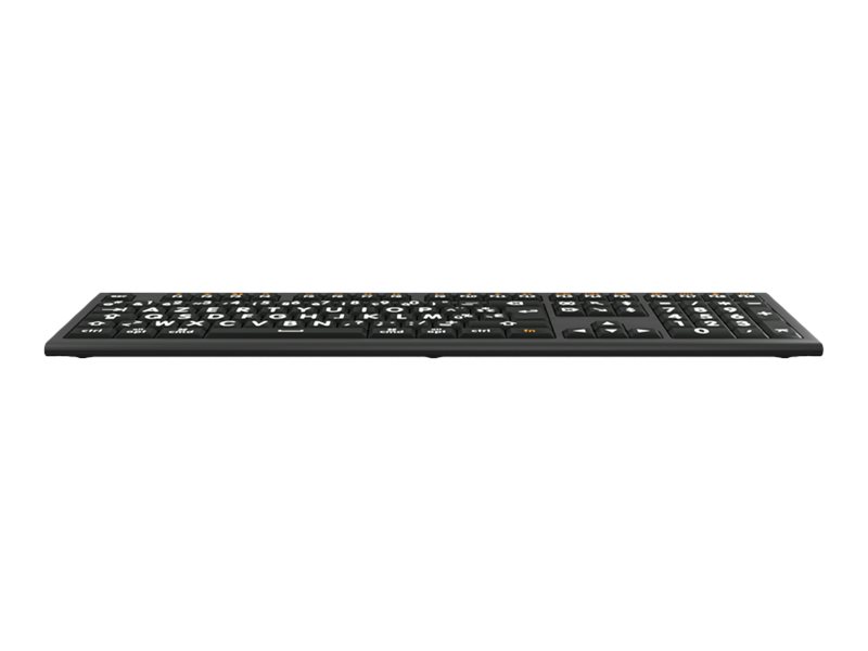 Logickeyboard LKB-LPWB-A2M-FR - Volle Größe (100%) - Kabelgebunden - USB - Schwarz - TL: Französisch, AZERTY, Ansicht 3