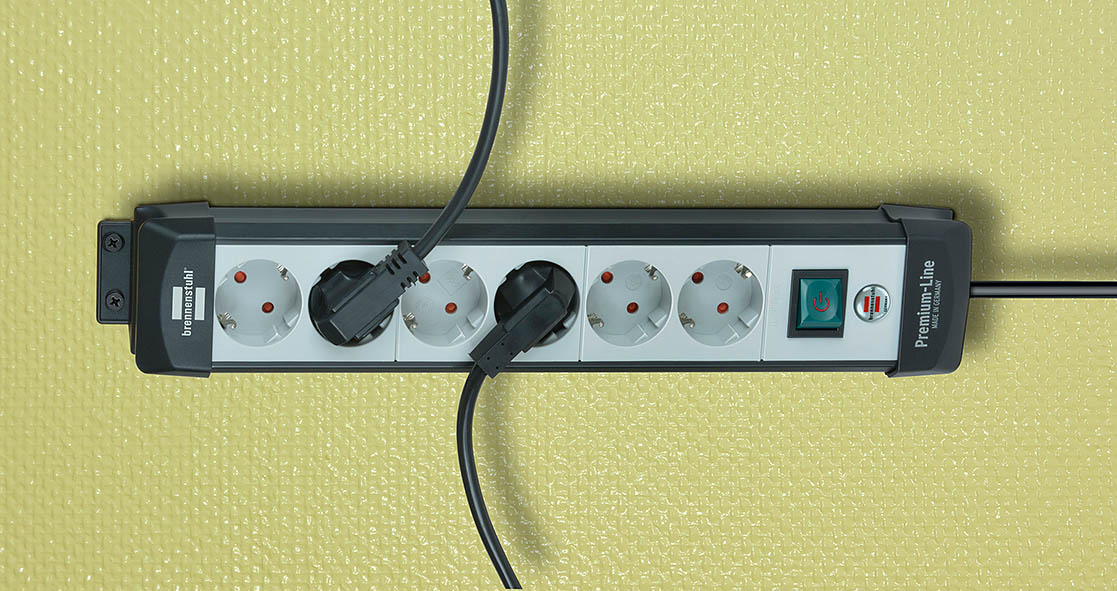 Brennenstuhl Premium-Line extension socket H05VV-F 3G1,5 - Steckdosenleiste - Eingabe, Eingang Stromversorgung, Ansicht 4