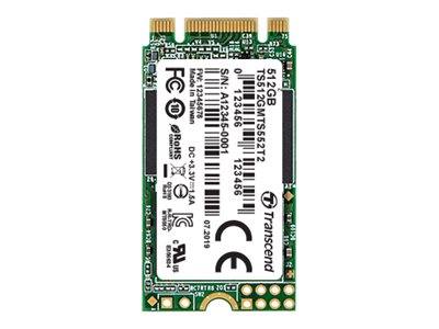 Transcend MTS552T2 - SSD - 64 GB - intern - M.2 2242