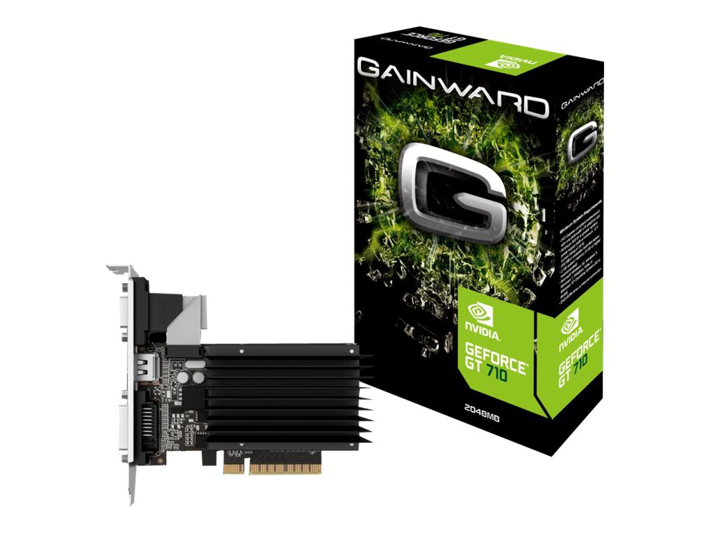 Gainward GT710   passiv            2GB GDDR3  HDMI DVI VGA