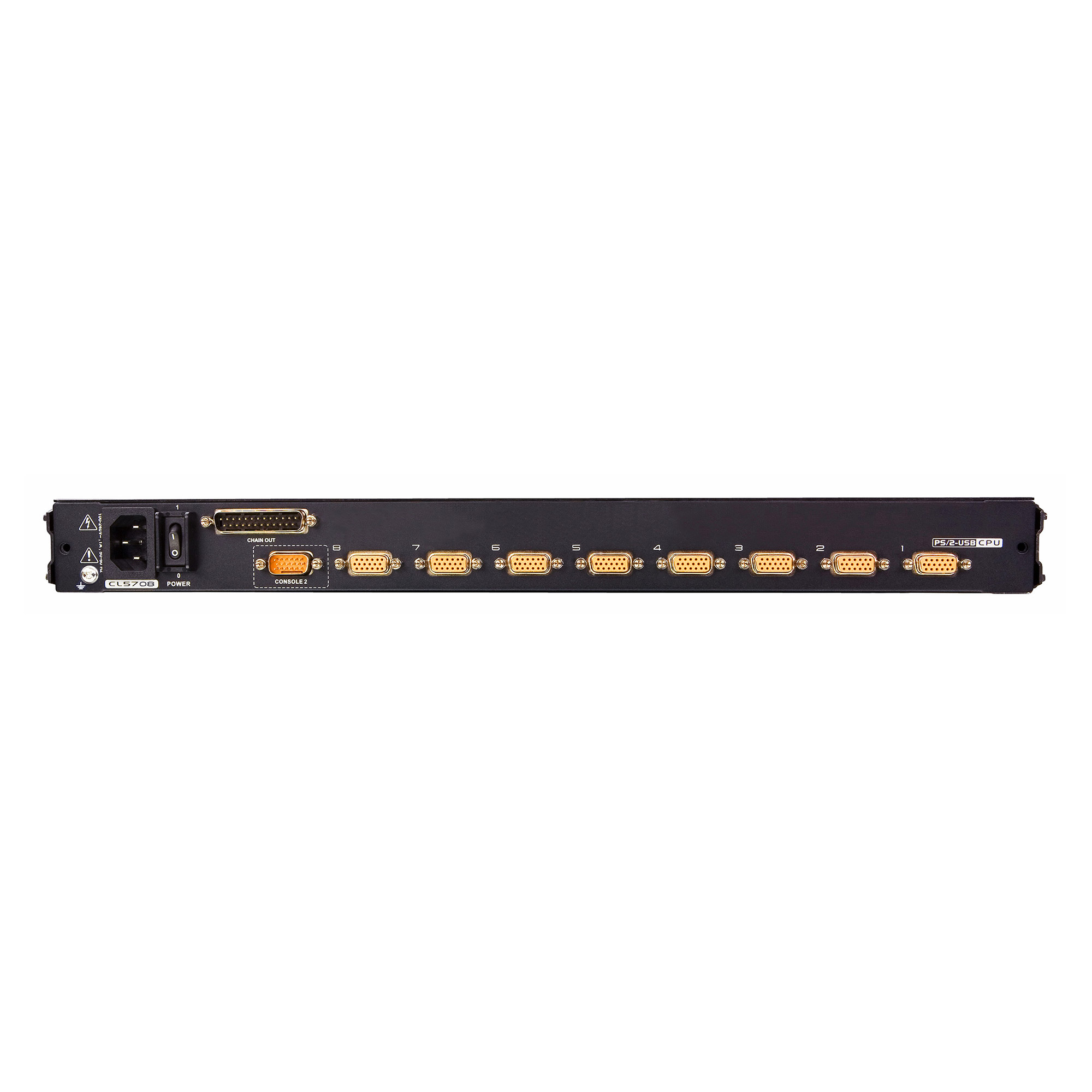 ATEN CL5708MW FR KVM-Switch 8-Port 17.3-LCD SingleRail PS/2-USB VGA, Ansicht 4