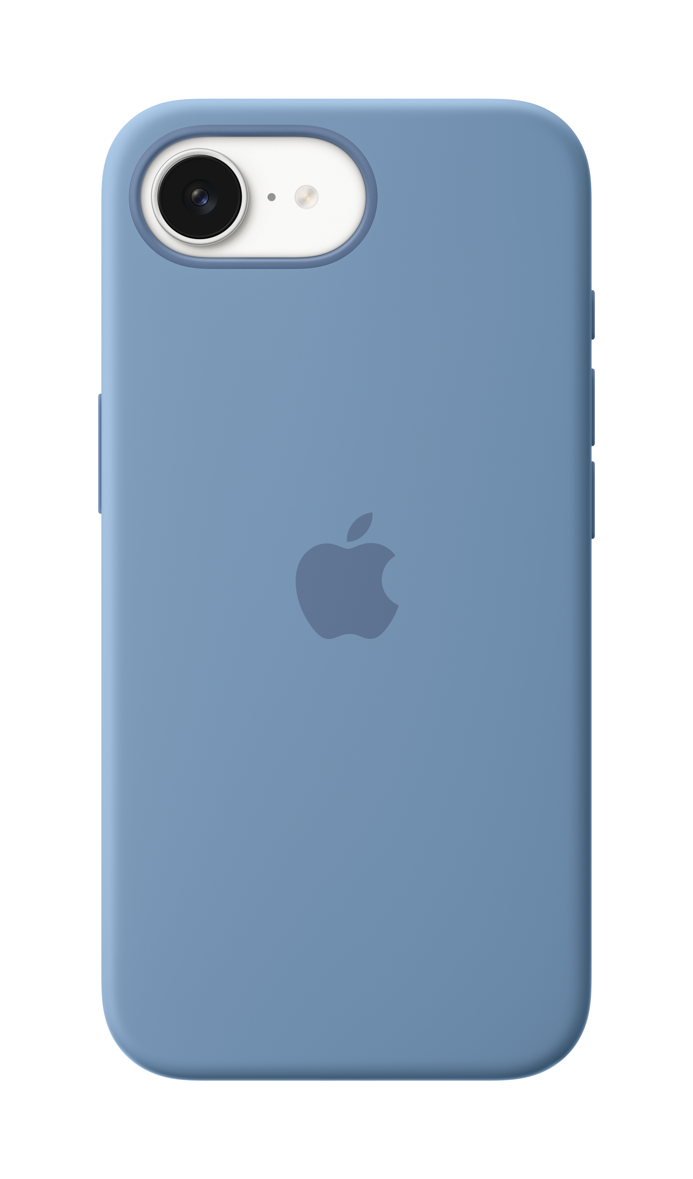 Apple Hintere Abdeckung für Mobiltelefon - Silikon - blau, Ansicht 2