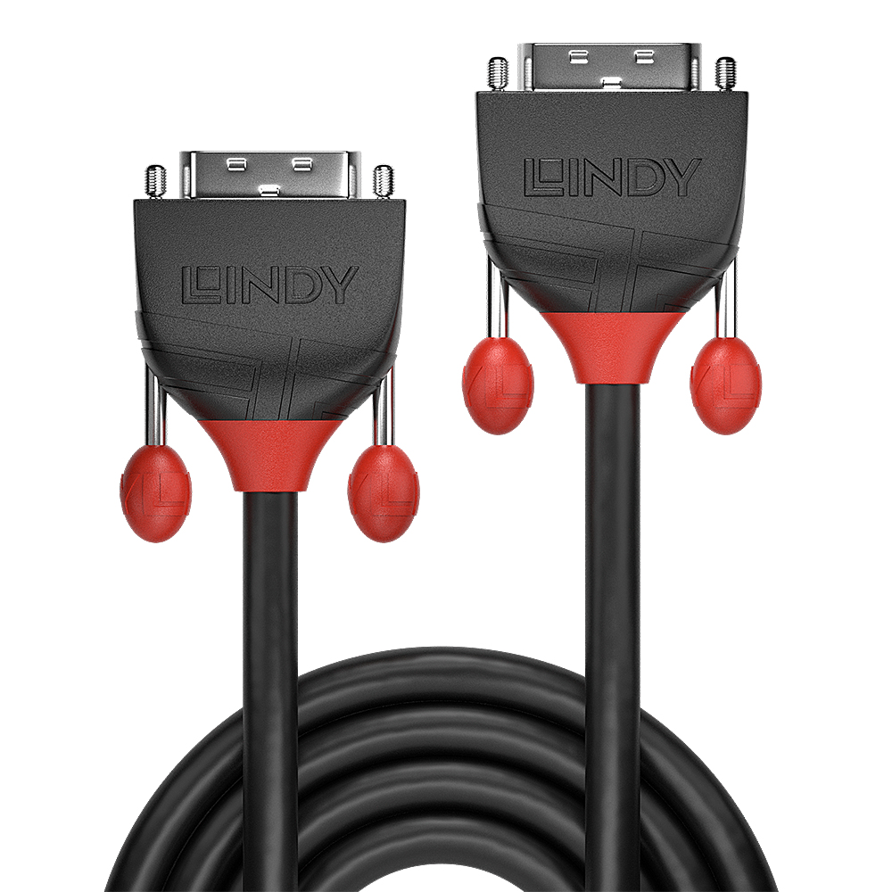 Lindy Black Line - DVI-Kabel - Single Link - DVI-D (M), Ansicht 4