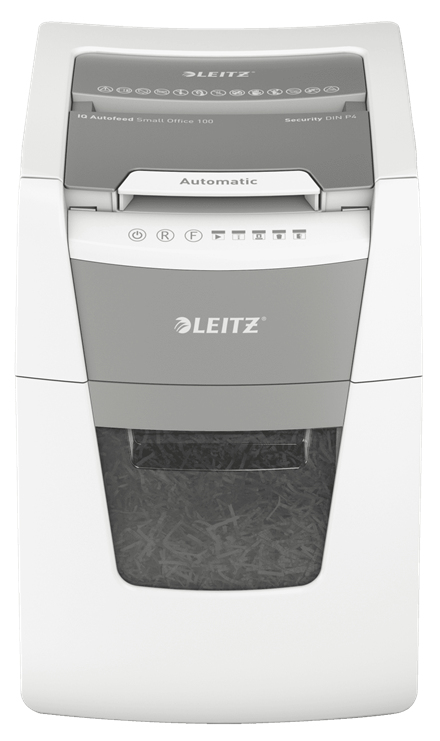 Esselte Leitz IQ AutoFeed Small Office 100 P4 - Vorzerkleinerer, Ansicht 2