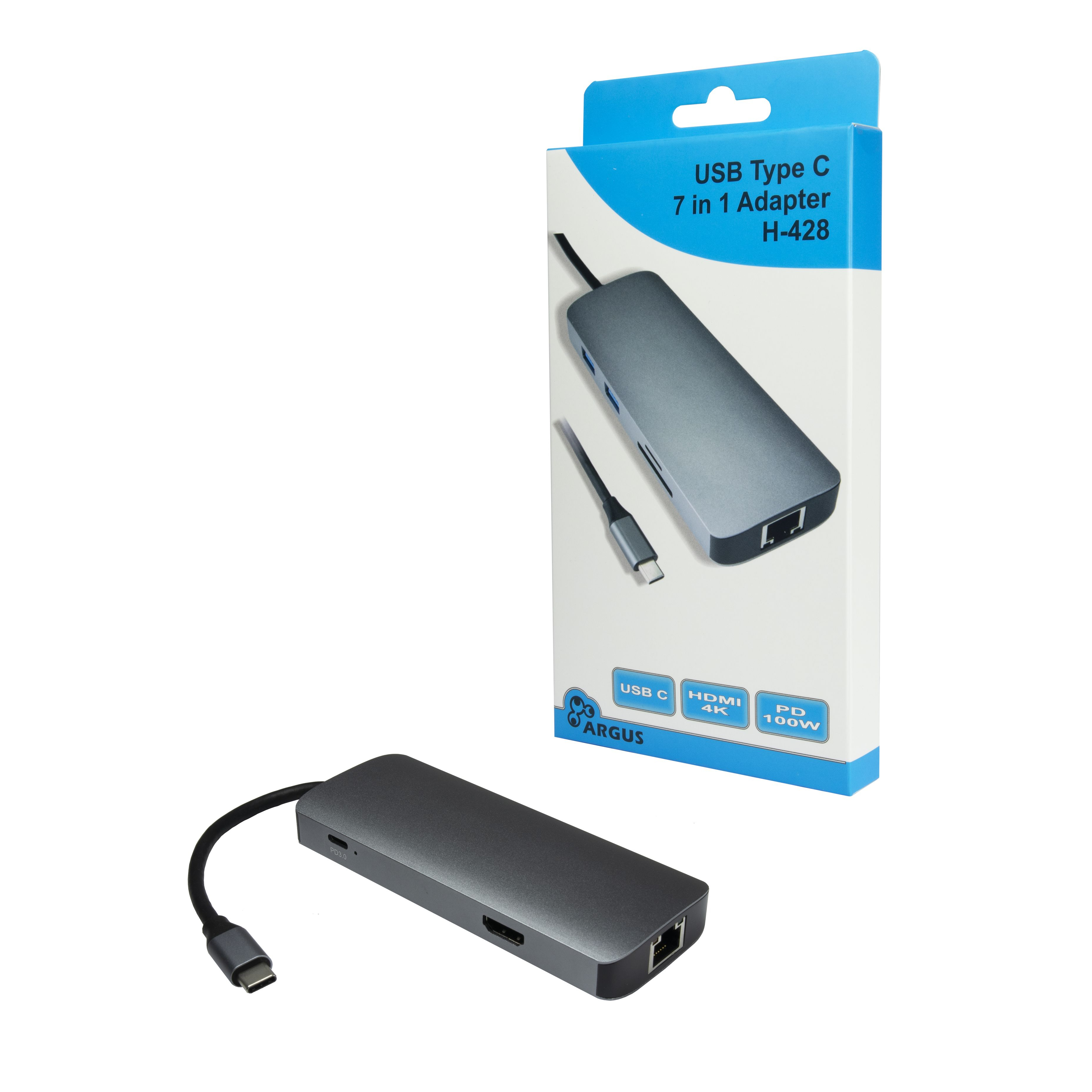 Inter-Tech h Argus H-428 7in1 Adapter, Ansicht 3