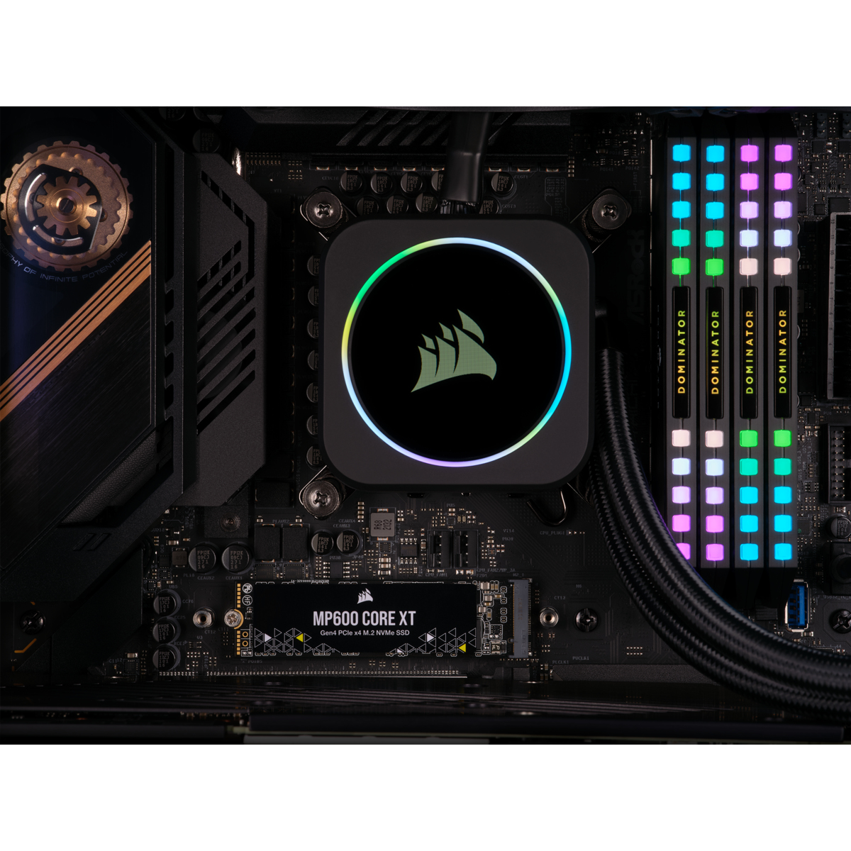 Corsair SSD 4TB Corsair MP600 Core XT - Solid State Disk, Ansicht 3