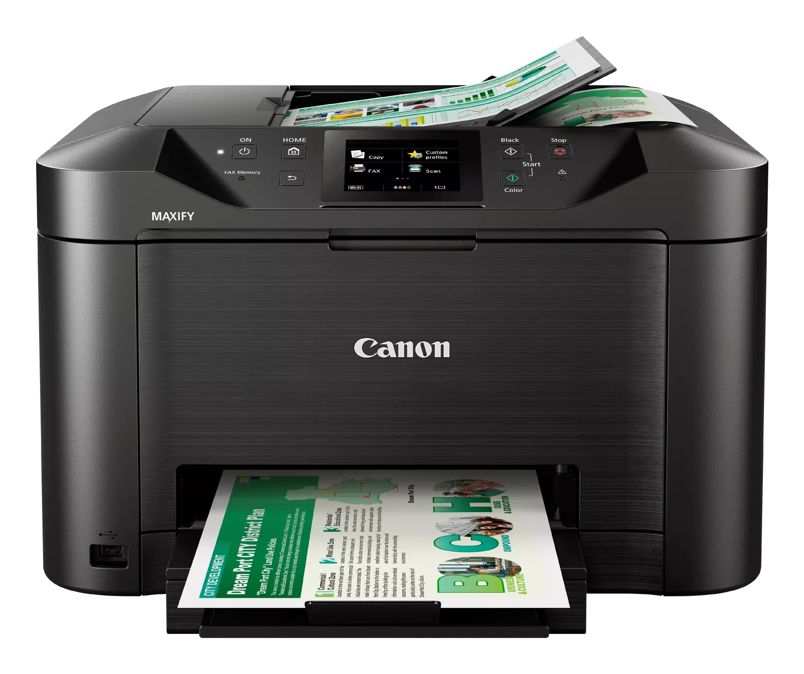 Canon MAXIFY MB5150 - Multifunktionsdrucker - Farbe - Tintenstrahl - A4 (210 x 297 mm) - Flachbett + ADF, Ansicht 2