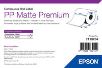 Epson Premium - Polypropylen (PP) - matt - permanenter Acrylklebstoff - Rolle A6 (105 cm x 29 m)