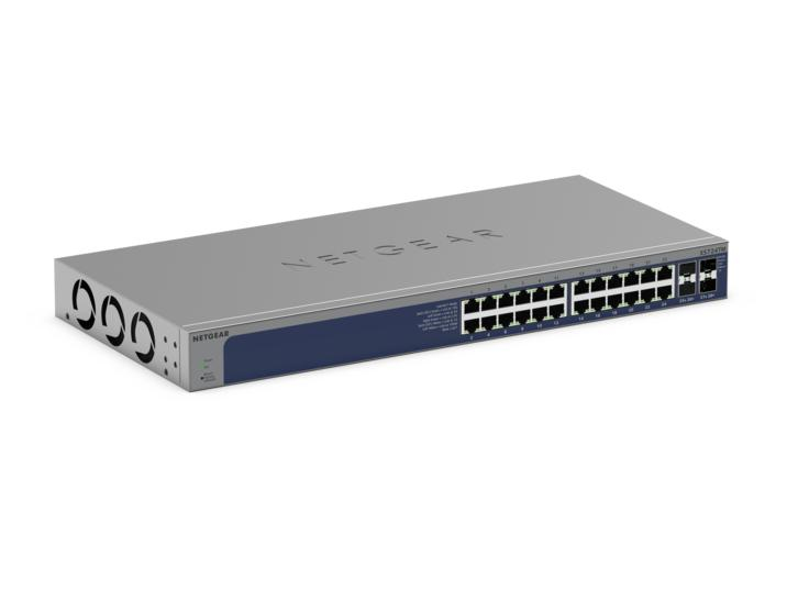 Netgear S3600 Series XS724TM - Switch - 2+/L3 Lite, Ansicht 2
