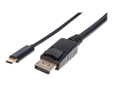 Manhattan USB-C to DisplayPort Cable, 4K@60Hz, 2m, Male to Male, Black, Three Year Warranty, Polybag - DisplayPort-Kabel - USB-C (M)