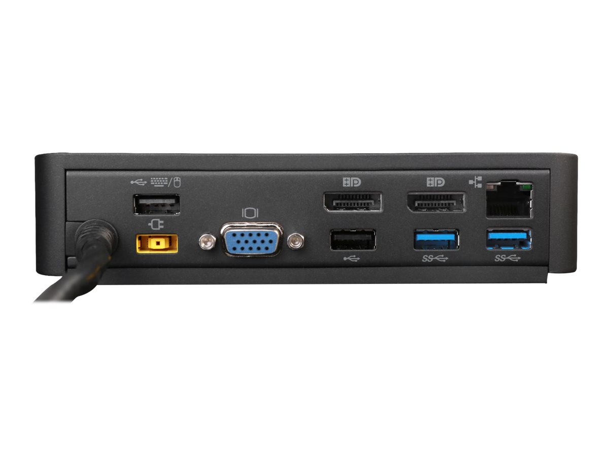 Lenovo 03X6300 - Kabelgebunden - OneLink+ - 3,5 mm - 10,100,1000 Mbit/s - Schwarz, Ansicht 4
