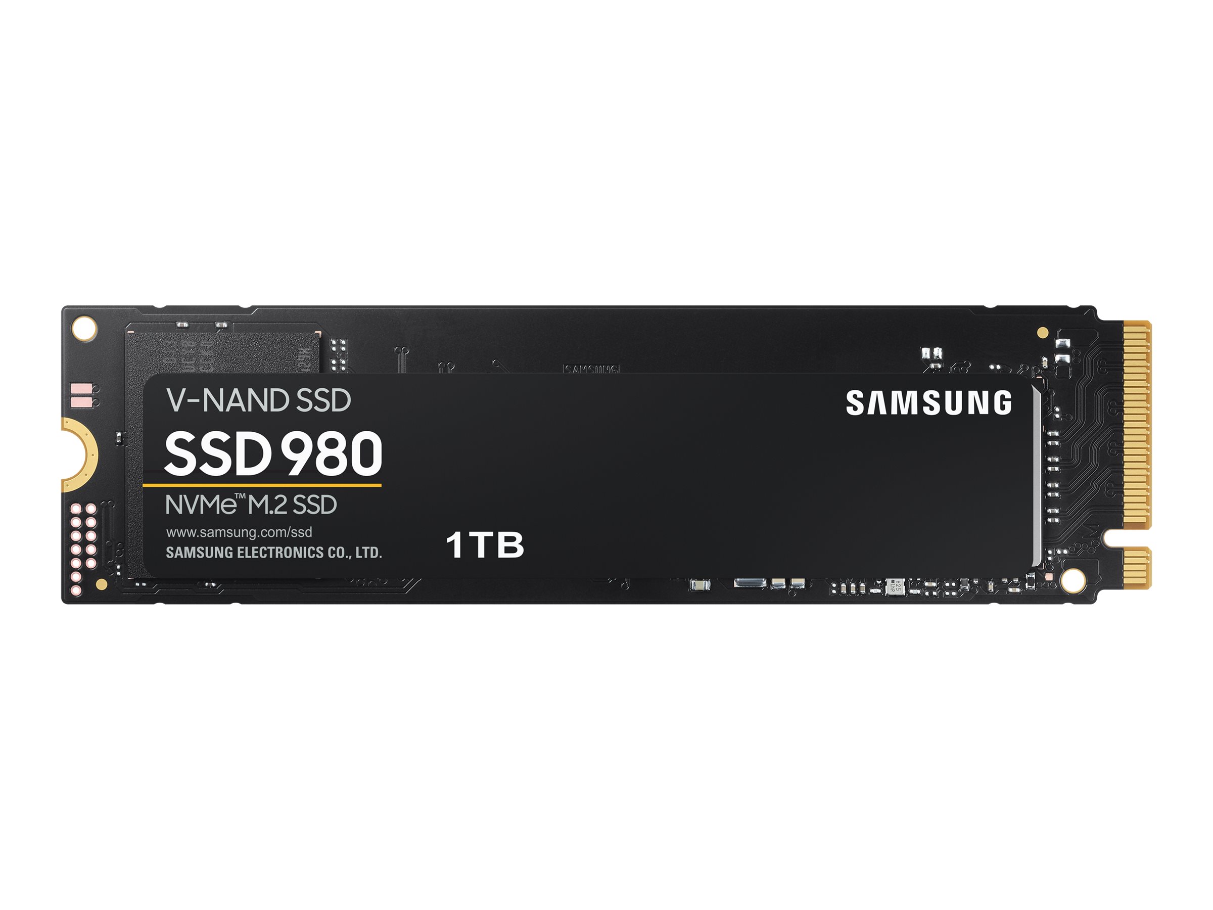 Samsung 980 MZ-V8V1T0BW - SSD - verschlüsselt - 1 TB - intern - M.2 2280 - PCIe 3.0 x4 (NVMe), Ansicht 2