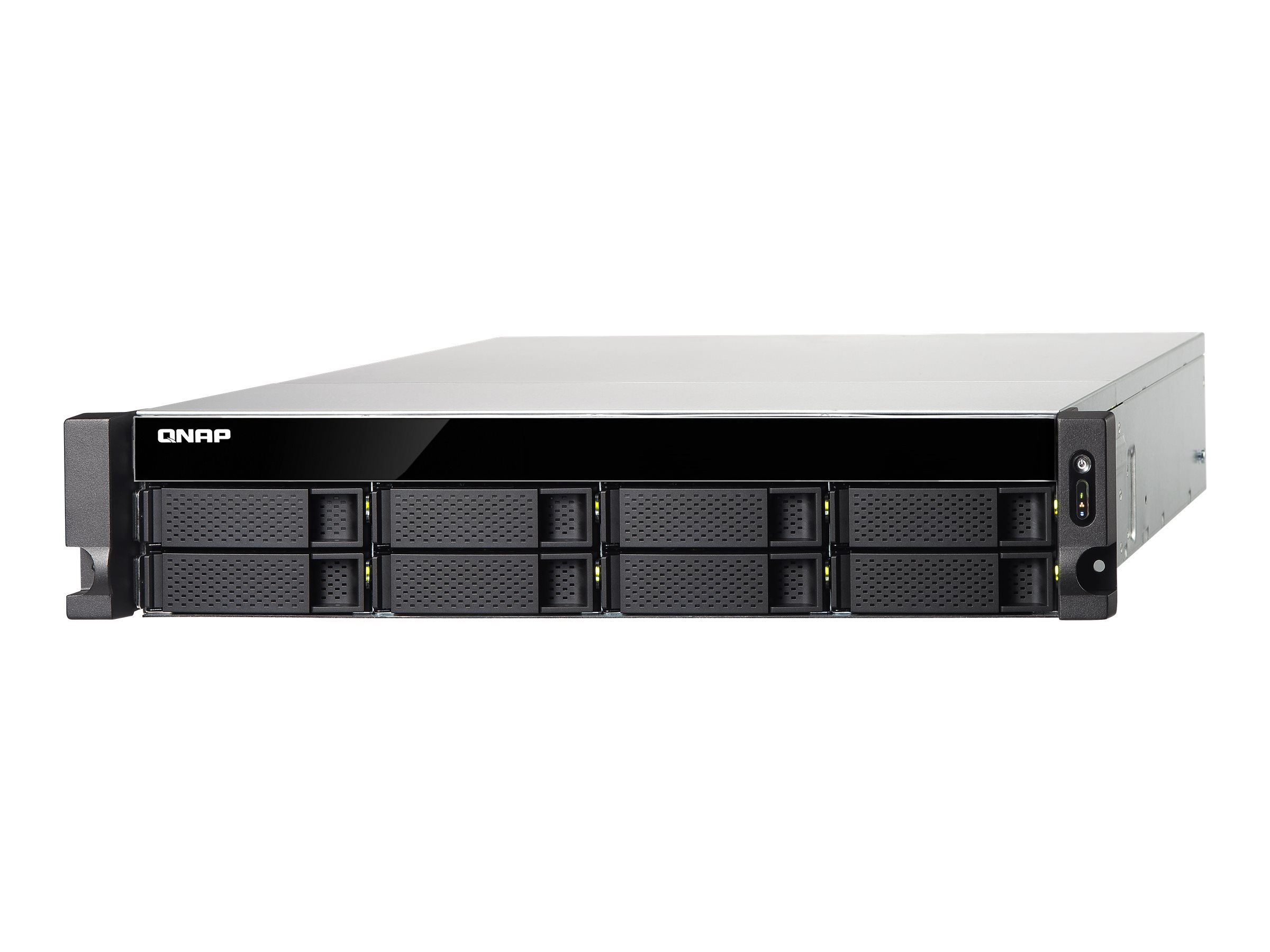 QNAP TS-877XU-RP - NAS-Server - 8 Schächte - Rack - einbaufähig - SATA 6Gb/s - RAID RAID 0, 1, 5, 6, 10, 50, JBOD - RAM 8 GB - Gigabit Ethernet / 10 Gigabit Ethernet - iSCSI Support - 2U