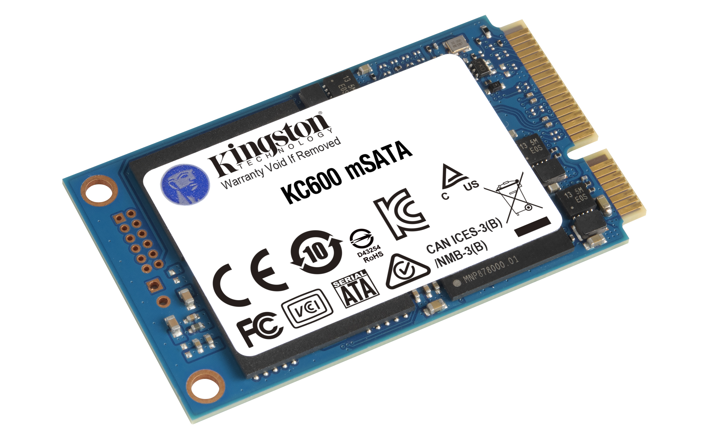 Kingston KC600 - 512 GB - mSATA - 550 MB/s - 6 Gbit/s