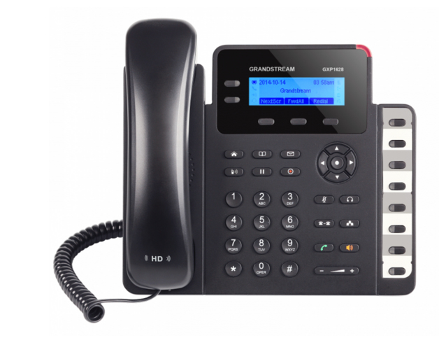 Grandstream GXP1628 - VoIP-Telefon - dreiweg Anruffunktion, Ansicht 2
