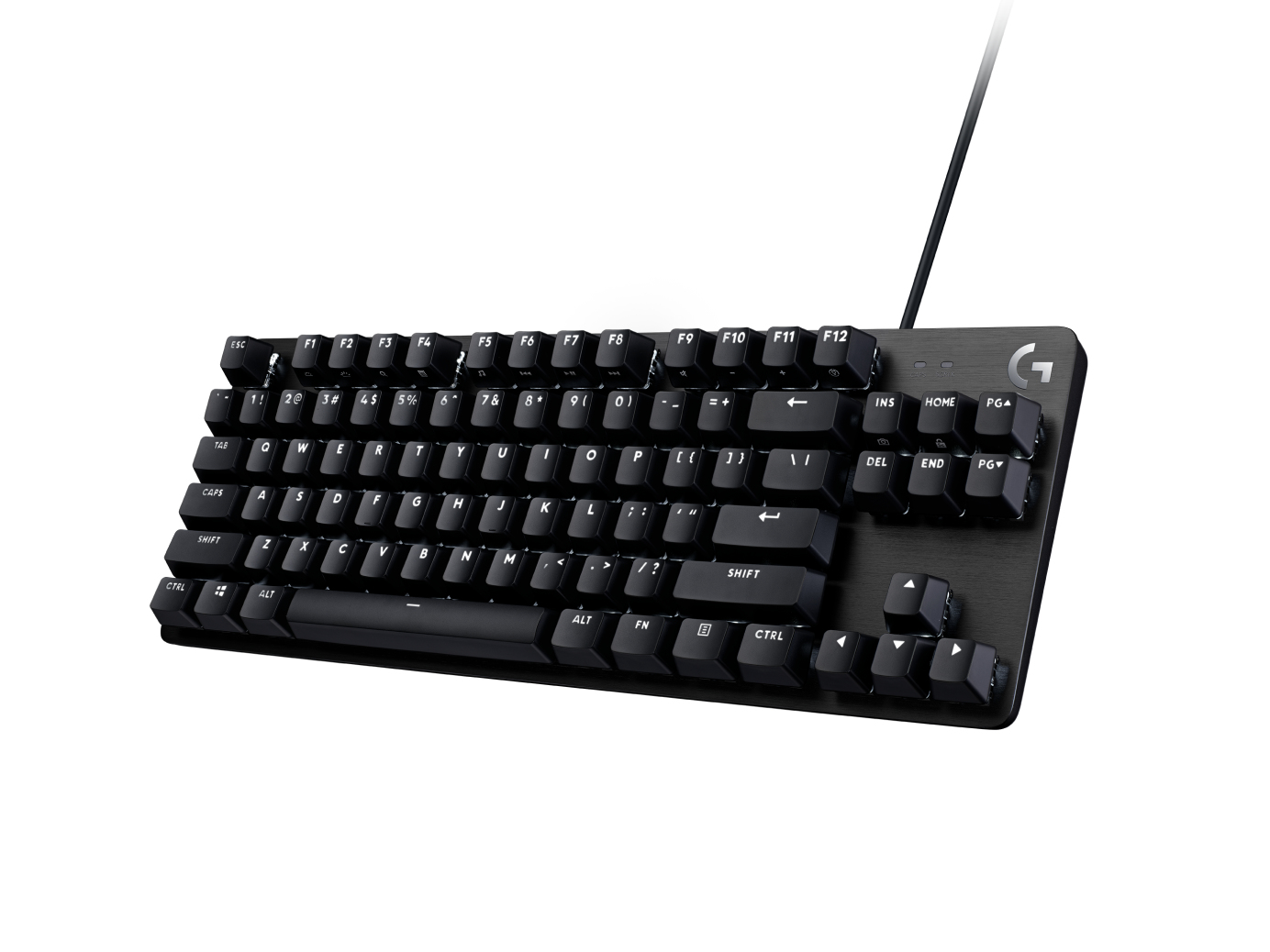 Logitech G G413 TKL SE - Tenkeyless (80 - 87 %) - USB - Mechanischer Switch - LED - Schwarz - TL: Belgisch, AZERTY, Ansicht 2