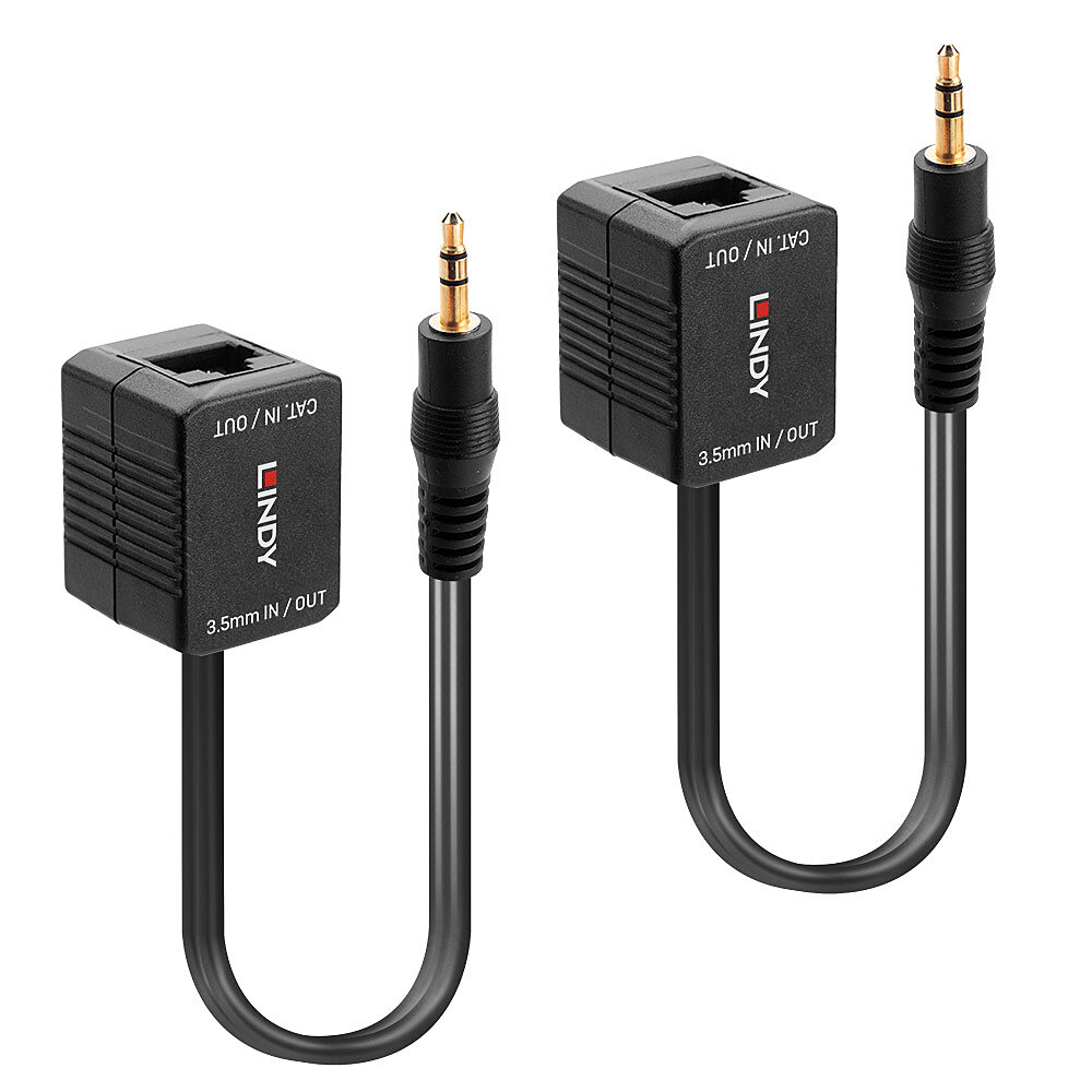 Lindy CAT5/6 Stereo Audio Extender - Audio-Verlängerungskabel, Ansicht 2