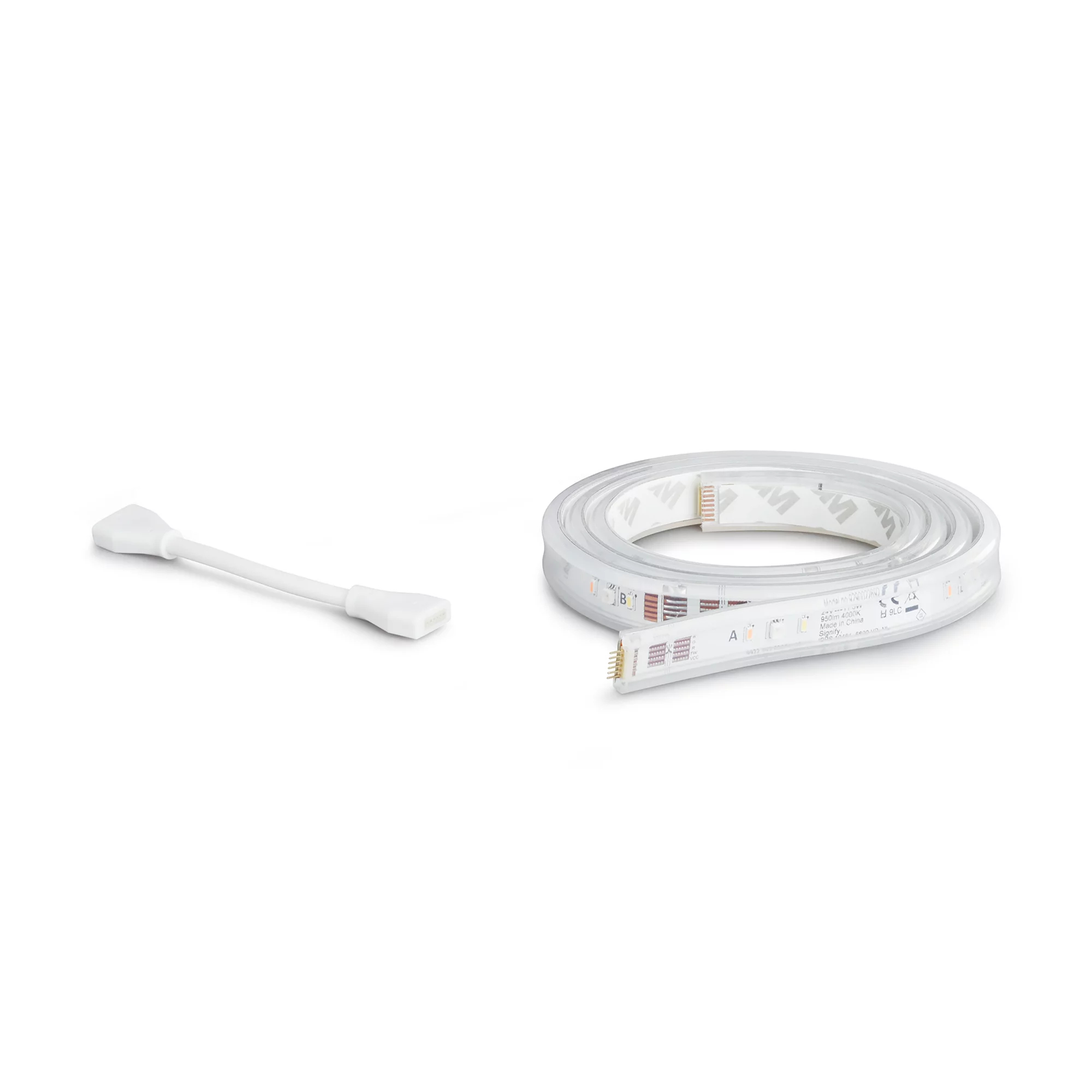 Philips Hue White and Color ambiance Lightstrip Plus Verlängerung V4 1 Meter - Intelligenter Leuchtstreifen, Ansicht 2