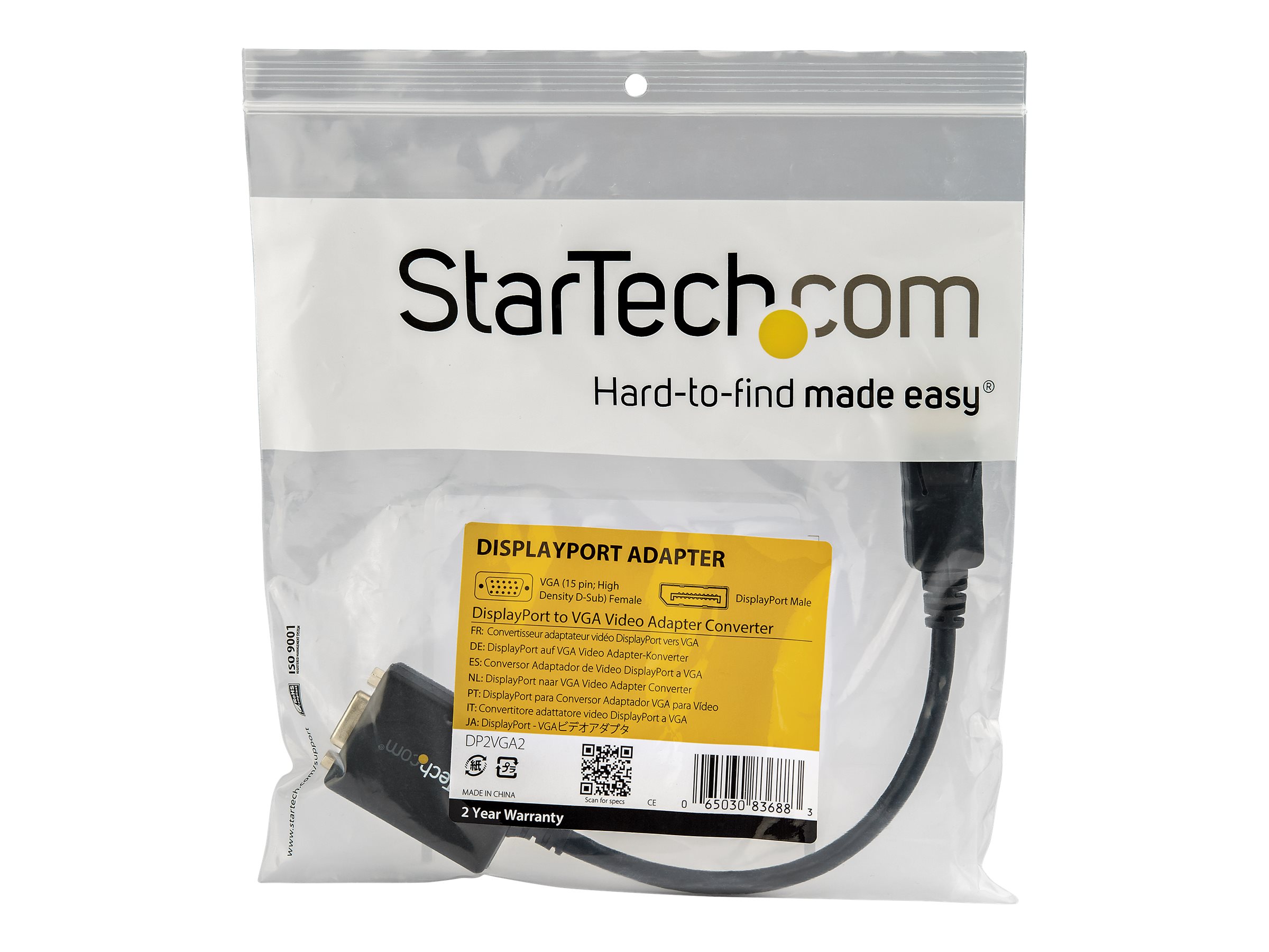 StarTech.com StarTech DisplayPort auf VGA Video Adapter - DP 20 Pin (St)