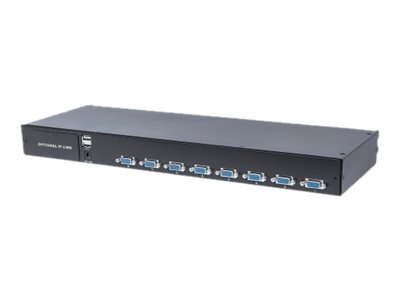 Intellinet Modular 8-Port VGA KVM Switch, For