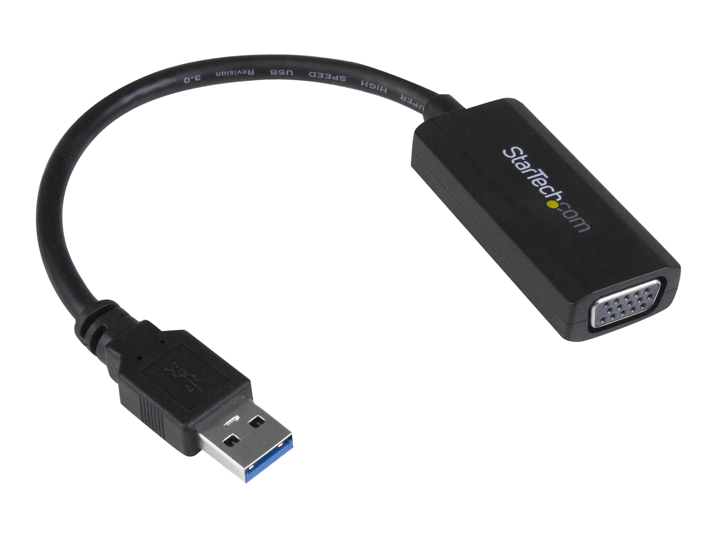 StarTech.com USB 3.0 auf VGA Adapter / Konverter mti on-board driver - 1920x1200 - USB/VGA-Adapter - USB Typ A (M)