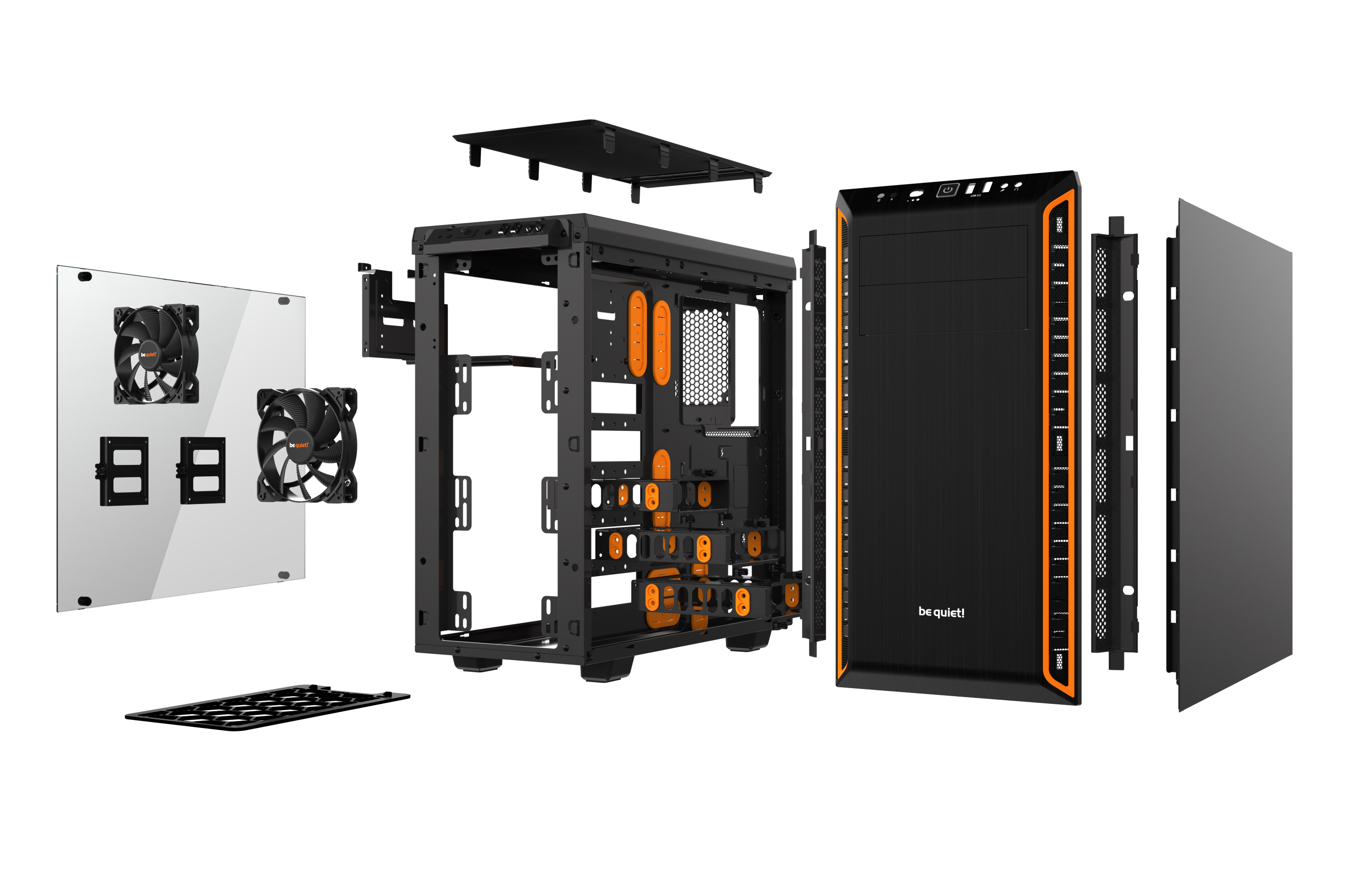 Be Quiet! Pure Base 600 Window - Tower - ATX - ohne Netzteil (ATX / PS/2), Ansicht 3
