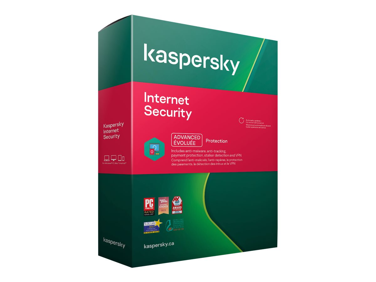 Kaspersky Internet Security 2021 - Box-Pack (1 Jahr)