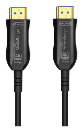 MEDIARANGE HDMI High Speed Ethernet Kabel AOC 18Gibt/s - Kabel - Digital/Display/Video, Ansicht 4