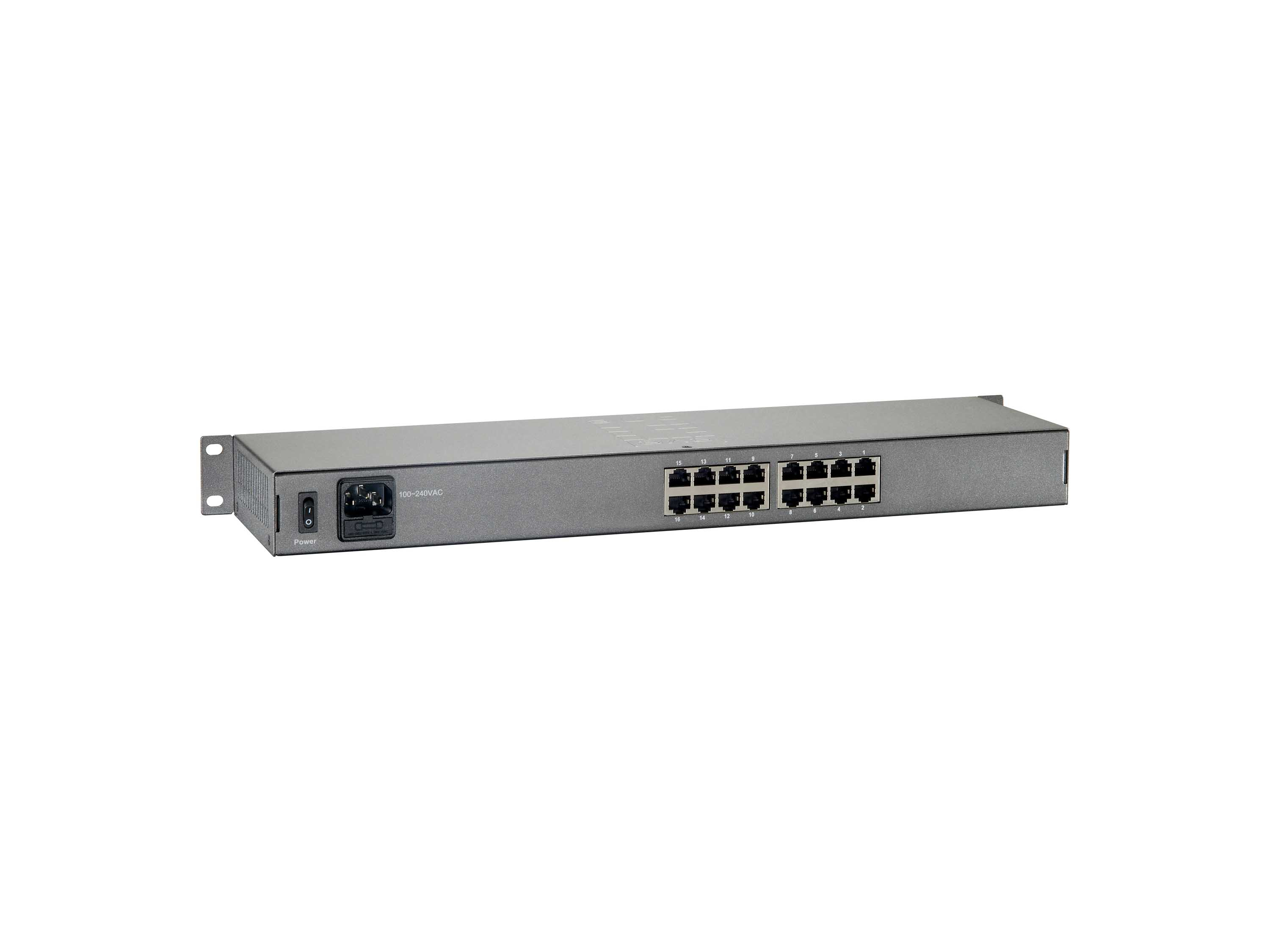 LevelOne FEP-1601W120 - Switch - 16 x 10/100 (PoE+), Ansicht 2