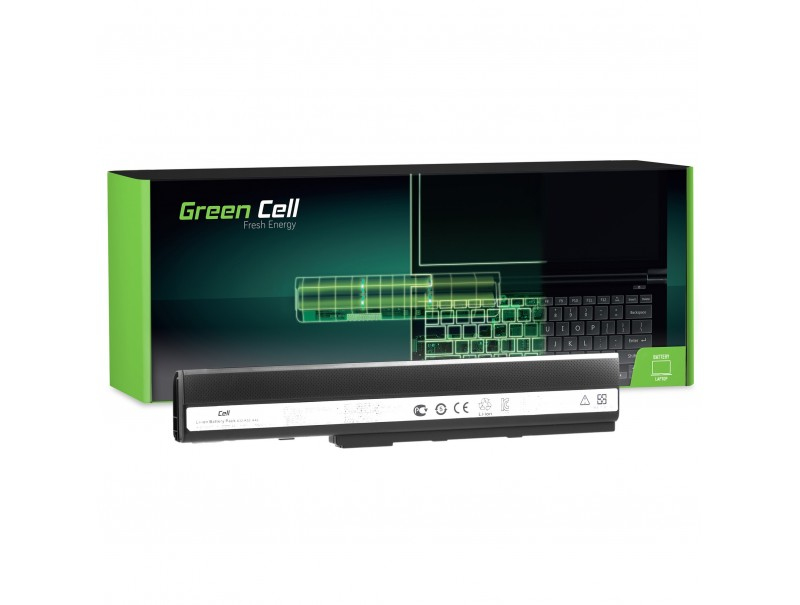 GREEN CELL Batterie AS02 für ASUS A32-K52 4400 mAh 10.8V, Ansicht 2