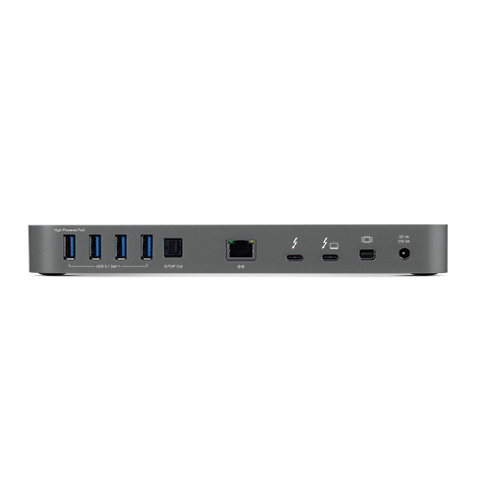 OWC OWCTB3DK14PSGG - Kabelgebunden - Thunderbolt 3 - 3,5 mm - 10,100,1000 Mbit/s - Grau - MicroSD (TransFlash) - SD, Ansicht 4