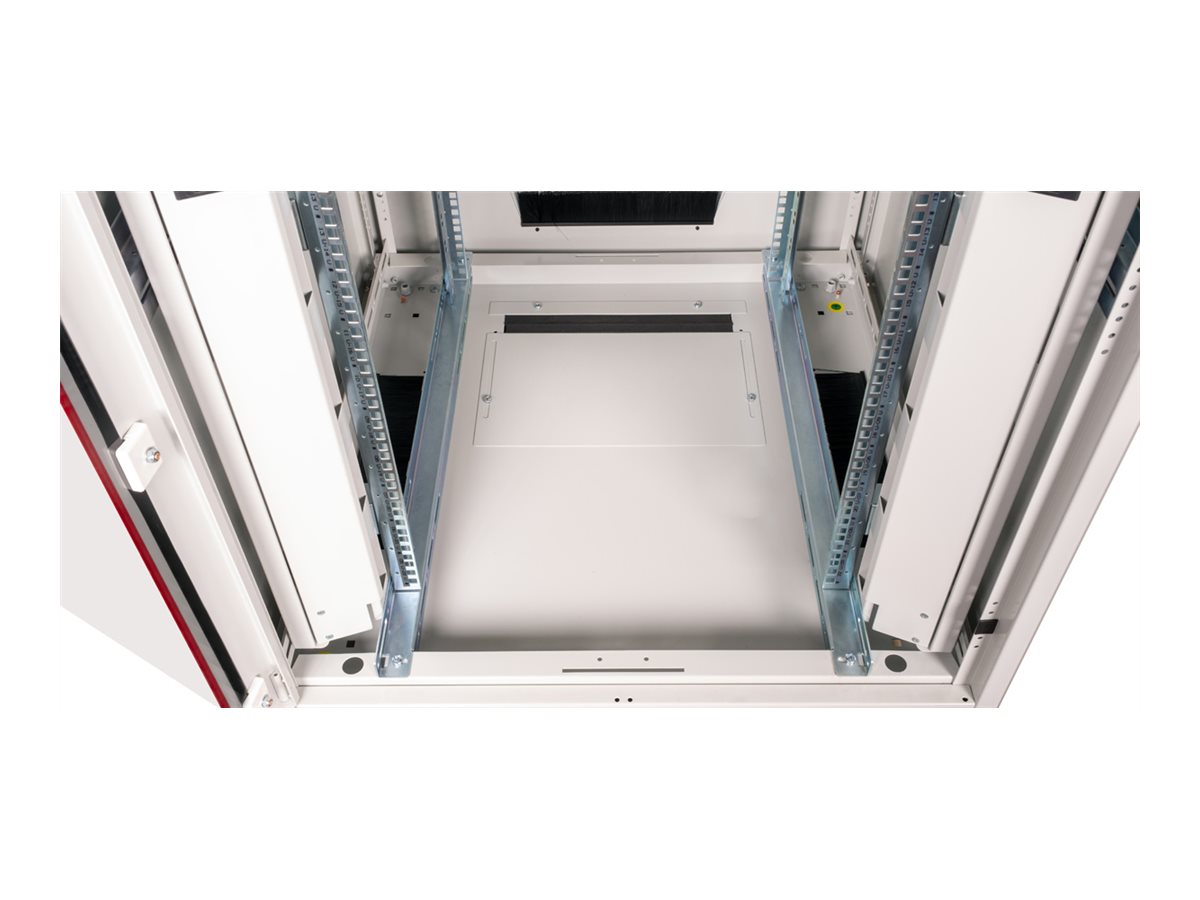 ROLINE 19 Zoll Netzwerkschrank Pro 22 HE 800x800 BxT Glastür grau, Ansicht 5