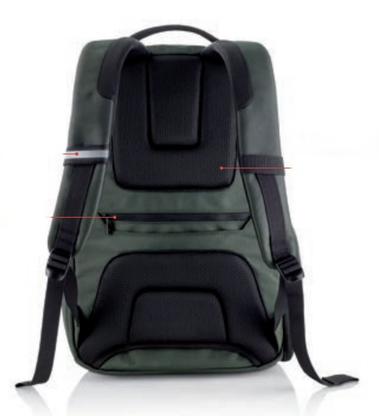 MIQUELRIUS Bag to work Series Rucksack M gruen - Rucksack, Ansicht 2