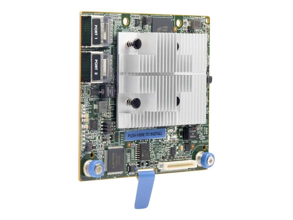 HPE Smart Array P408I-A SR Gen10 - Speichercontroller (RAID) mit flaches Kühlblech - 8 Sender/Kanal - SATA 6Gb/s / SAS 12Gb/s - RAID 0, 1, 5, 6, 10, 50, 60, 1 ADM, 10 ADM - PCIe 3.0 x8
