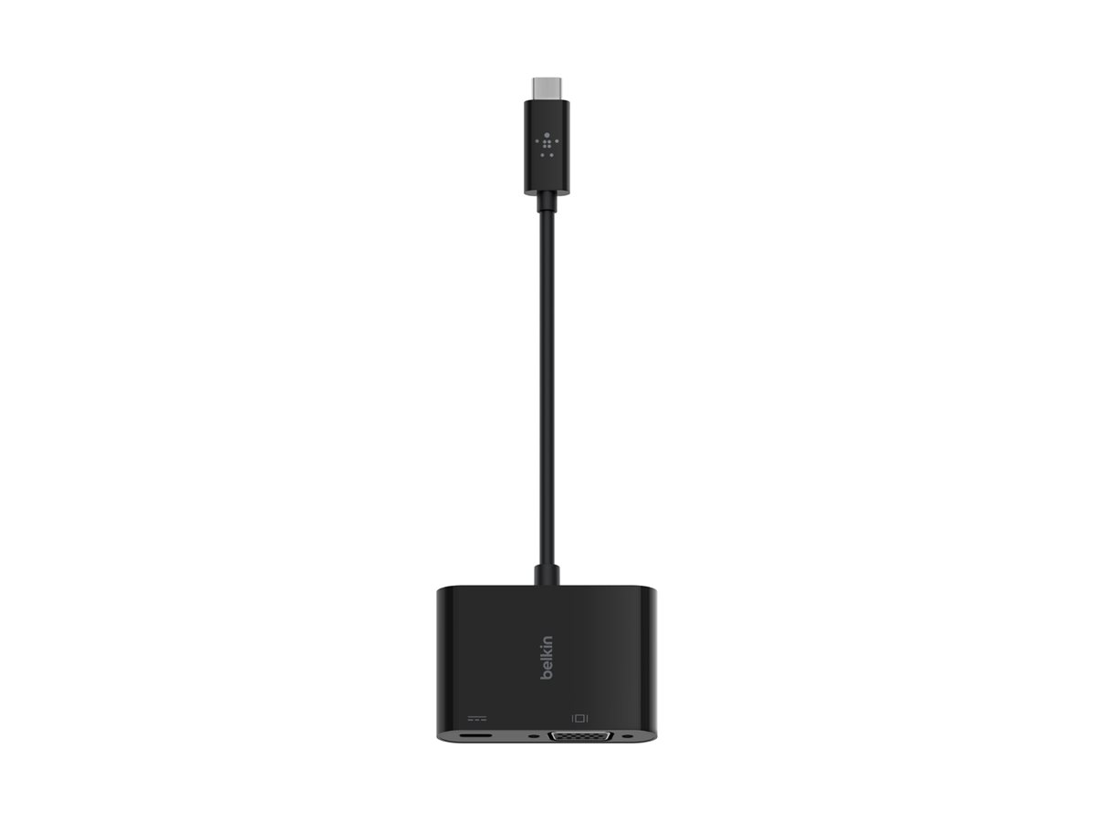 Belkin USB-C to VGA + Charge Adapter - Videoadapter - USB-C männlich zu HD-15 (VGA)