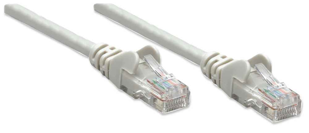 Intellinet Network Patch Cable, Cat6, 0.5m, Grey, CCA, U/UTP, PVC, RJ45 - Patch-Kabel - RJ-45 (M), Ansicht 3