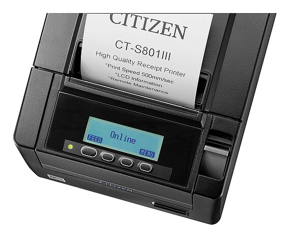 Citizen CT-S801III Thermal Printer USB+ Option - Drucker, Ansicht 3